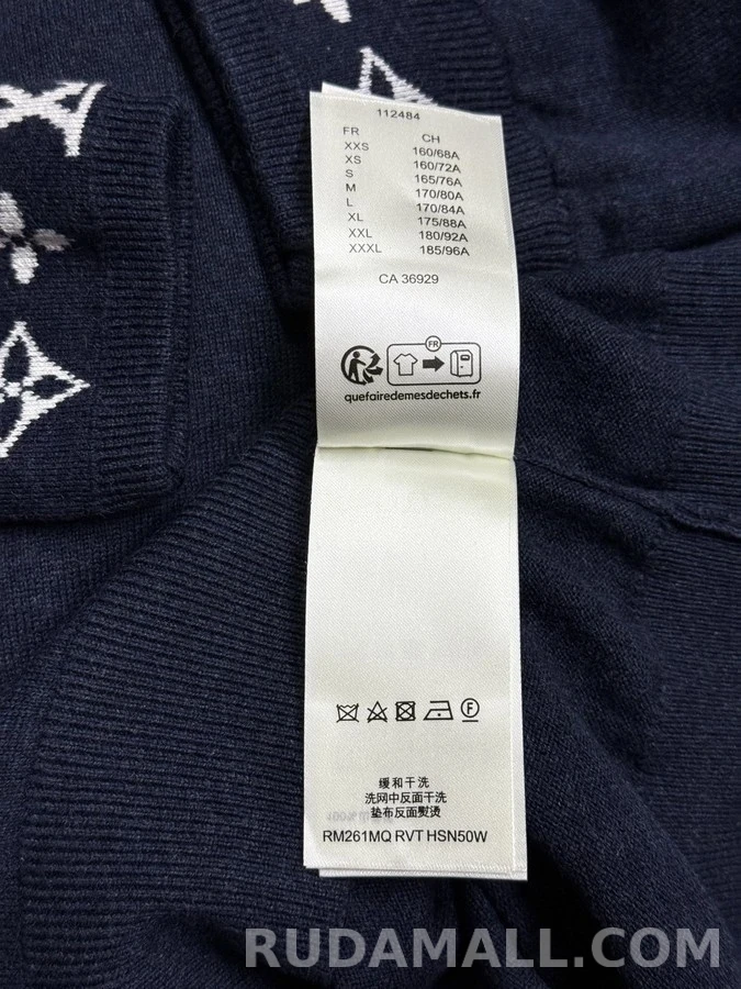 루이비통 루이비통 소매 레터링 니트 스웨터 상세 이미지
