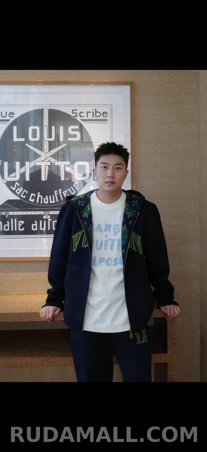 루이비통 루이비통 양면 착용 양모 혼방 집업 후드 상세 이미지