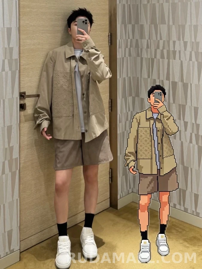 루이비통 루이비통 엠보싱 모노그램 자켓 상세 이미지