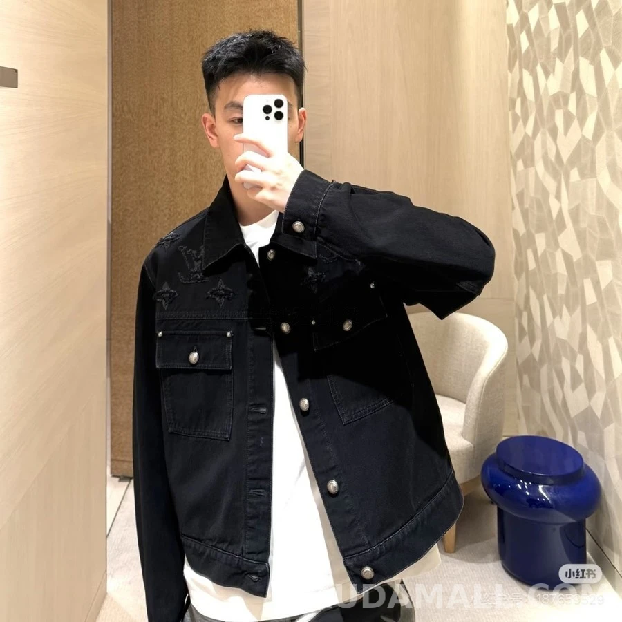 루이비통 루이비통 워시드 데님 트럭커 자켓 상세 이미지