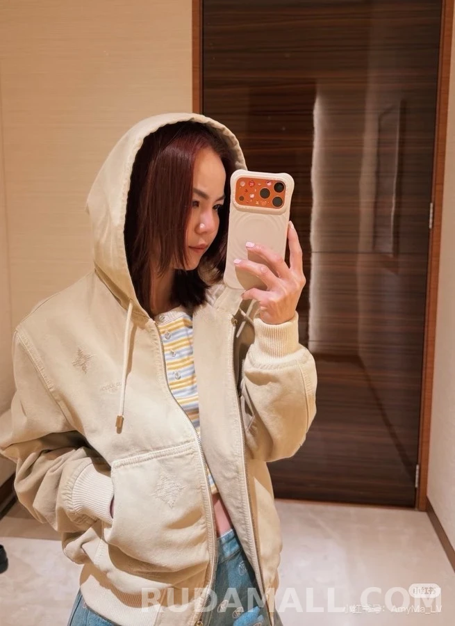 루이비통 루이비통 워시드 모노그램 자수 후드 상세 이미지