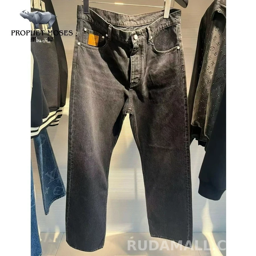 루이비통 루이비통 워시드 스트레이트 데님 팬츠 상세 이미지