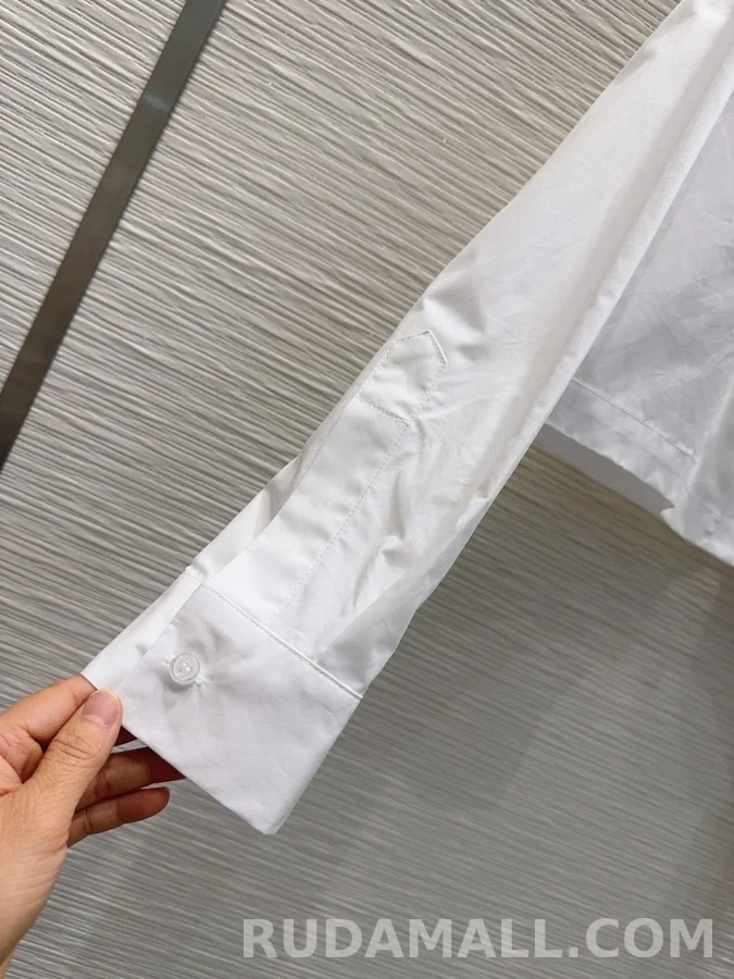 루이비통 루이비통 자수 크롭 셔츠 상세 이미지