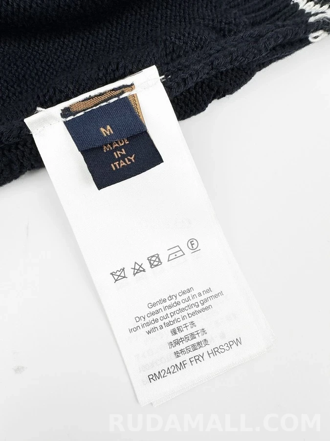 루이비통 루이비통 자수 V넥 스웨터 상세 이미지