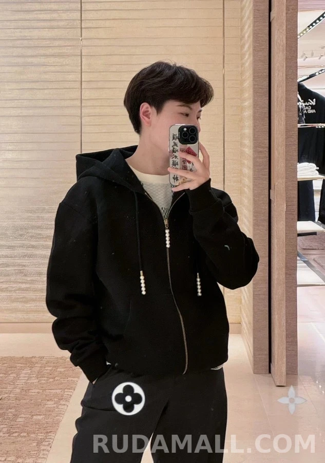루이비통 루이비통 진주 펜던트 후드 집업 상세 이미지