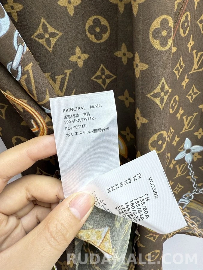 루이비통 루이비통 체인 모노그램 셔츠 상세 이미지