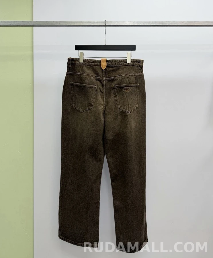 루이비통 루이비통 커피 워싱 데님 팬츠 상세 이미지