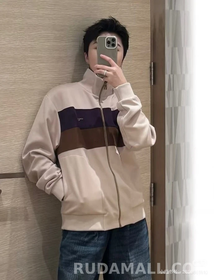 루이비통 루이비통 컬러블록 레터링 트랙 자켓 상세 이미지