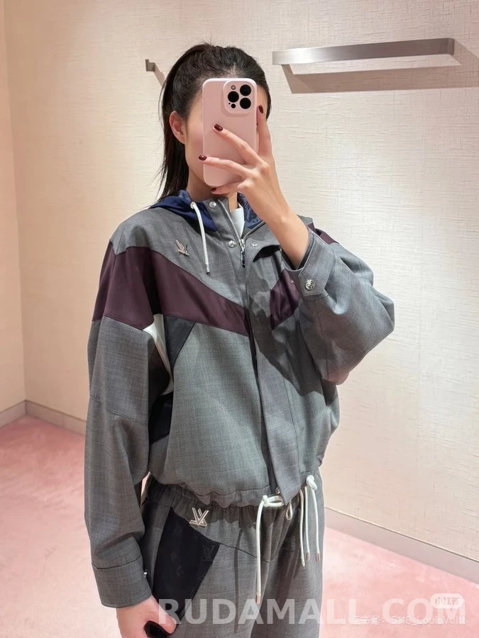 루이비통 루이비통 컬러블록 후드 재킷 상세 이미지