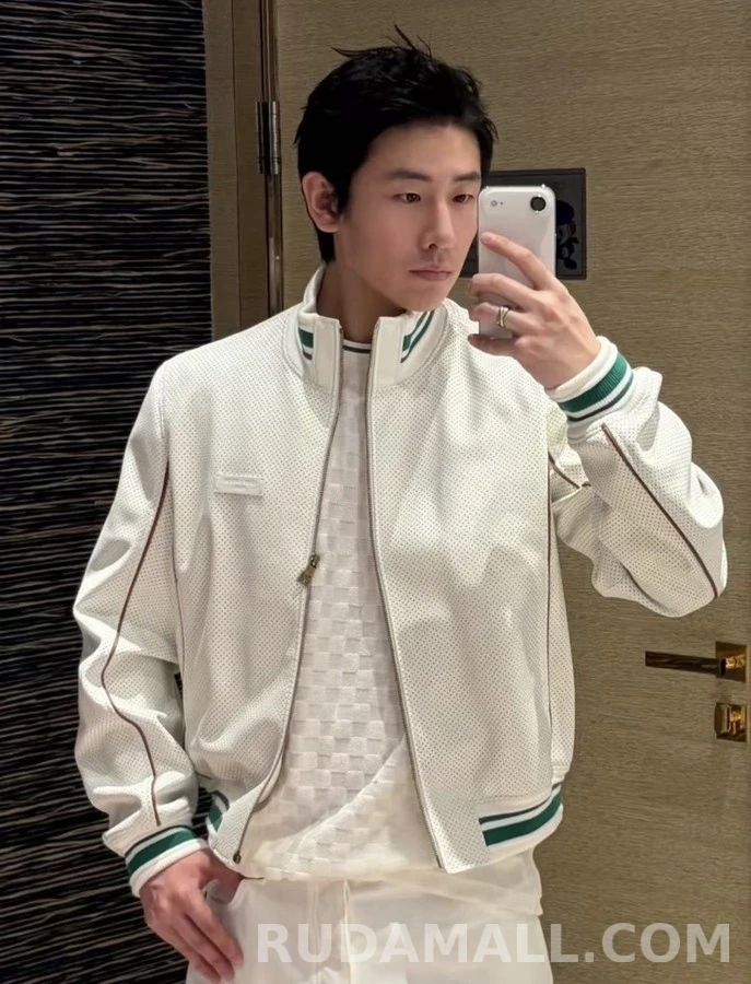 루이비통 루이비통 타공 가죽 자켓 상세 이미지