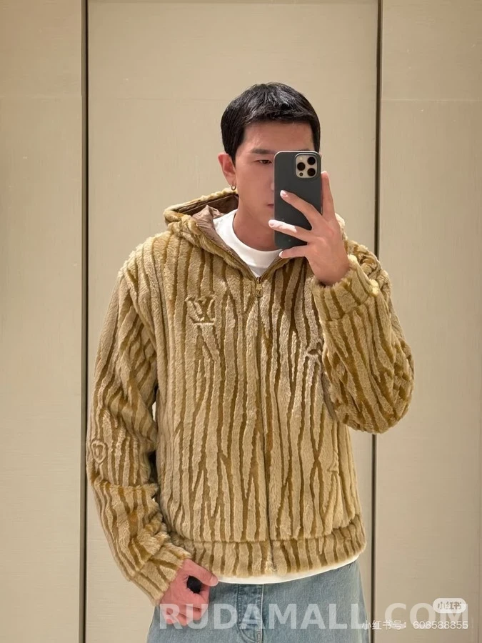 루이비통 루이비통 타이거 스트라이프 후드 집업 상세 이미지