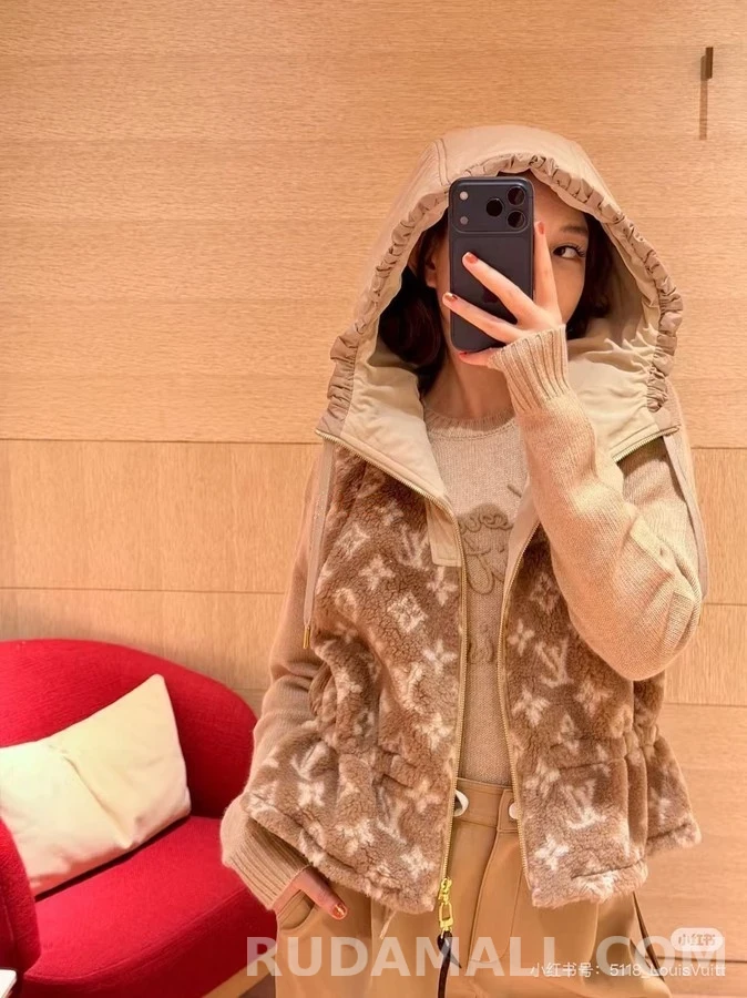 루이비통 루이비통 테디 모노그램 후드 집업 상세 이미지