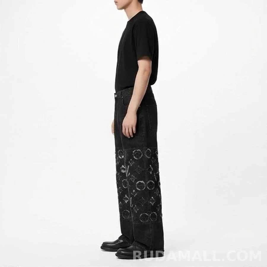 루이비통 루이비통 톤 모노그램 데님 상세 이미지