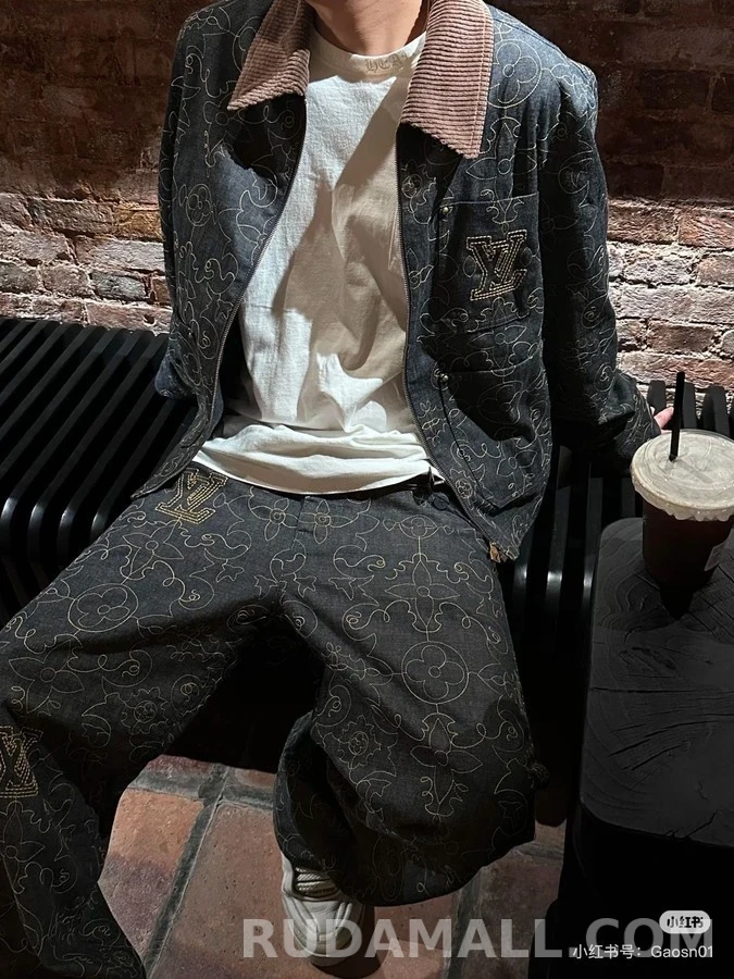 루이비통 루이비통 팀버랜드 덩굴 자수 데님 자켓 상세 이미지