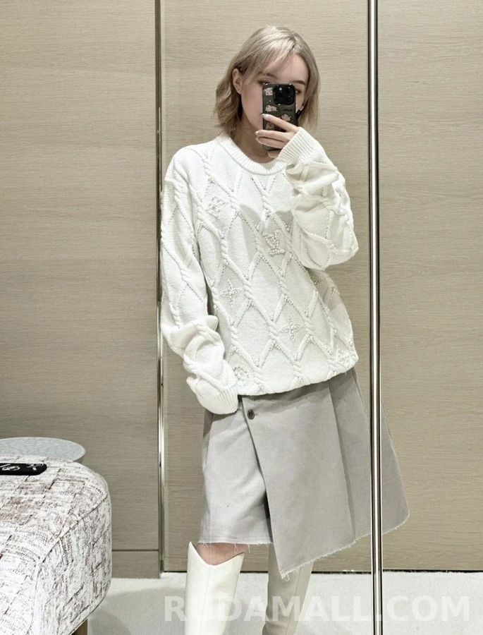 루이비통 루이비통 펄 디테일 니트 상세 이미지