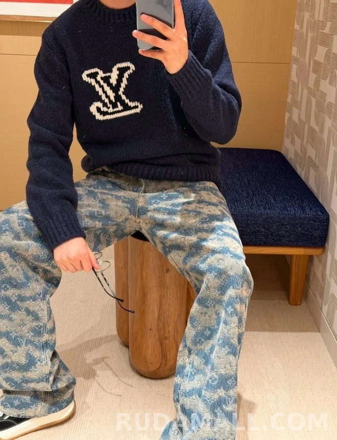 루이비통 루이비통 포기 모노그램 데님 팬츠 상세 이미지