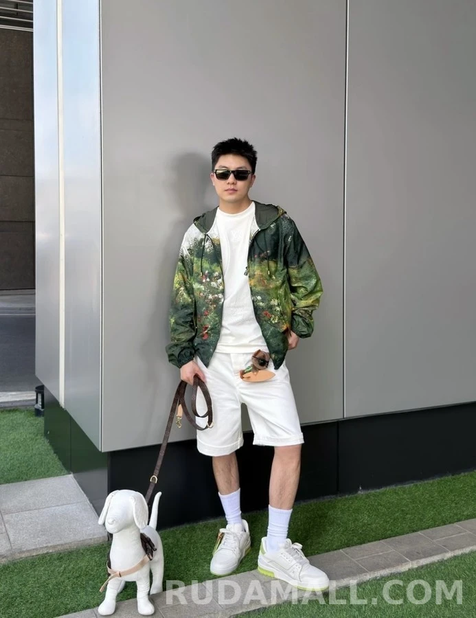 루이비통 루이비통 플라워 프린트 후드 집업 상세 이미지