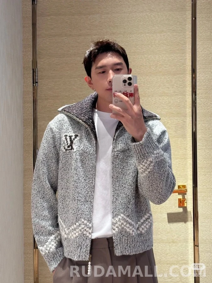 루이비통 루이비통 Nigo 낚시 니트 가디건 상세 이미지