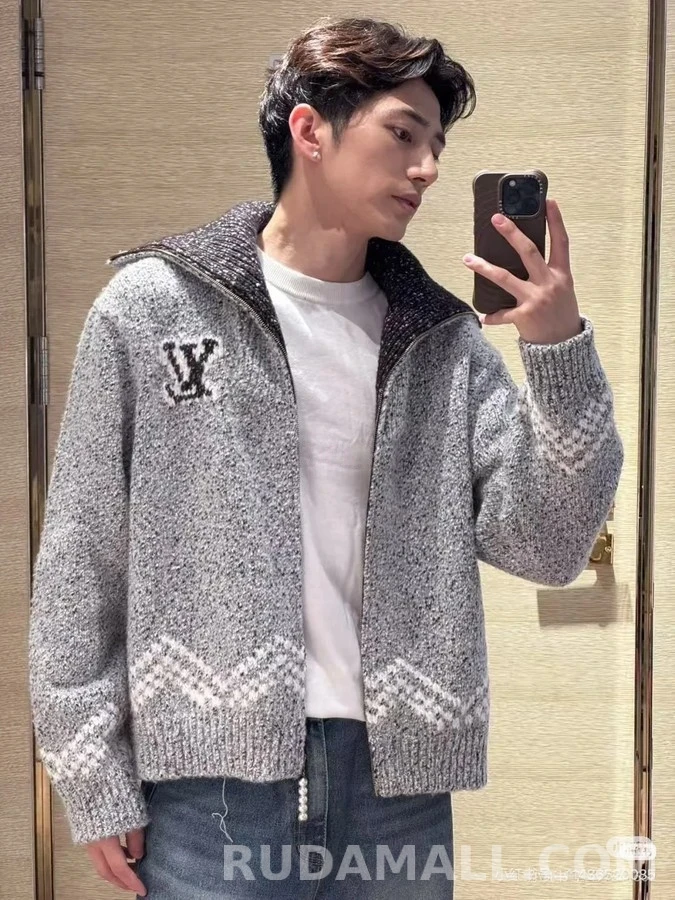 루이비통 루이비통 Nigo 낚시 니트 가디건 상세 이미지