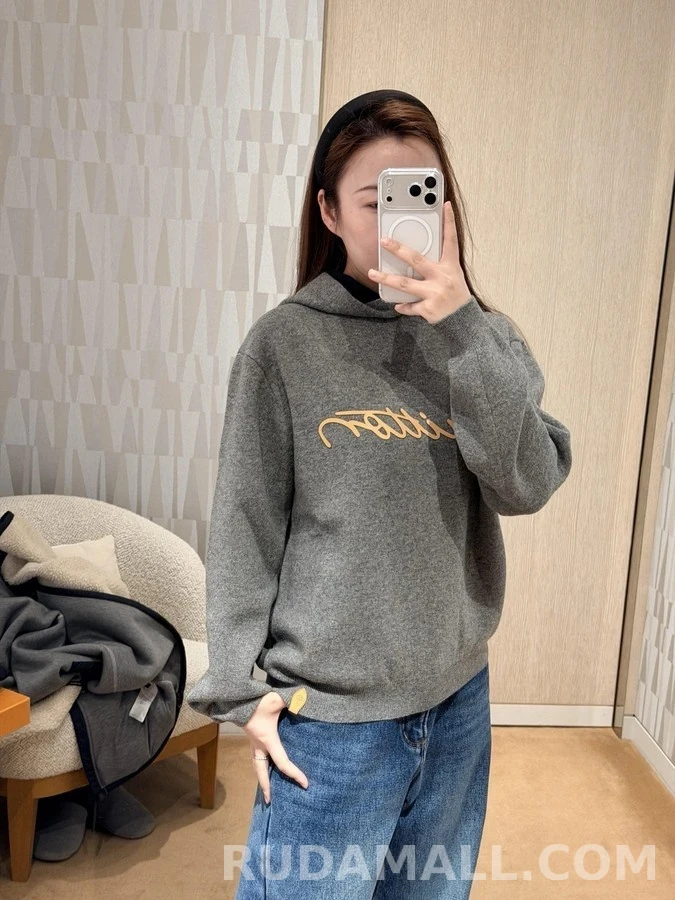 루이비통 루이비통 Vuitton 레더 레터링 후드 상세 이미지