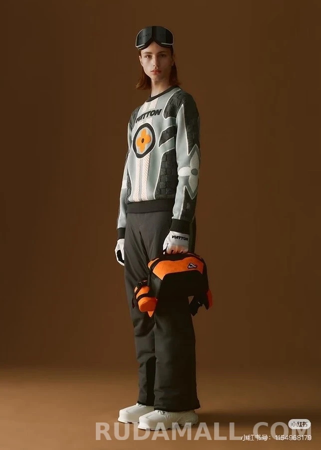 루이비통 루이비통 Vuitton 로고 모노그램 자카드 니트 상세 이미지