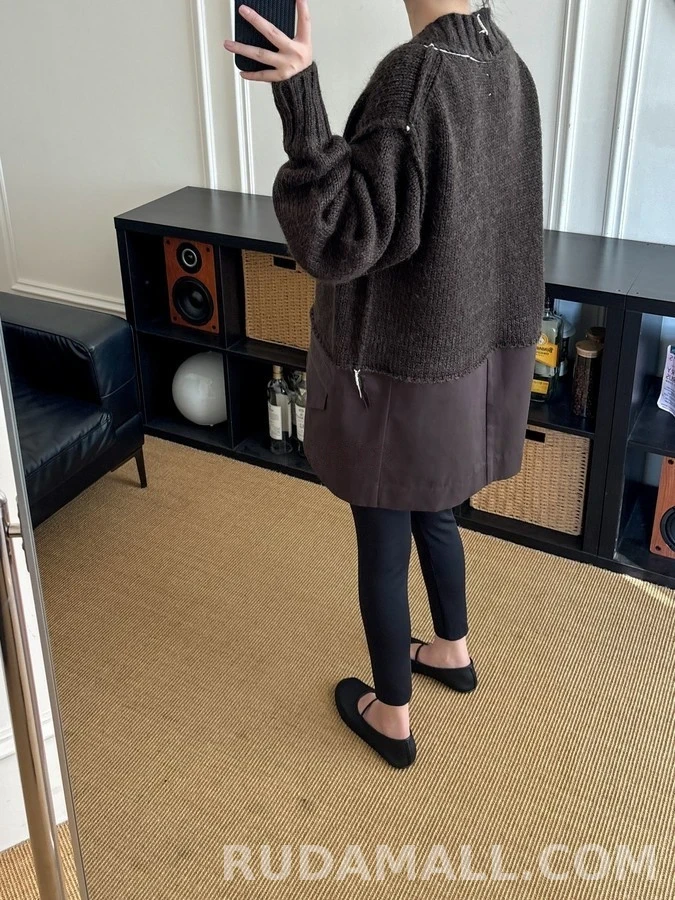 메종 마르지엘라 메종마르지엘라 오버사이즈 니트 블레이저 가디건 상세 이미지