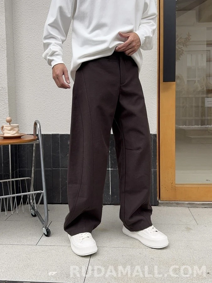 메종 마르지엘라 메종마르지엘라 커팅 디테일 와이드 팬츠 상세 이미지