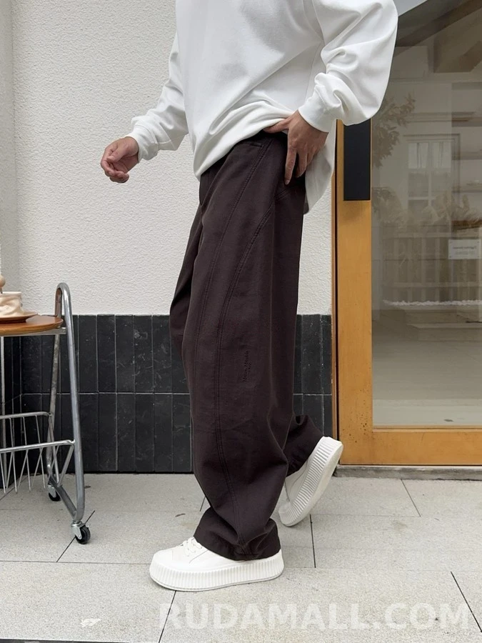 메종 마르지엘라 메종마르지엘라 커팅 디테일 와이드 팬츠 상세 이미지