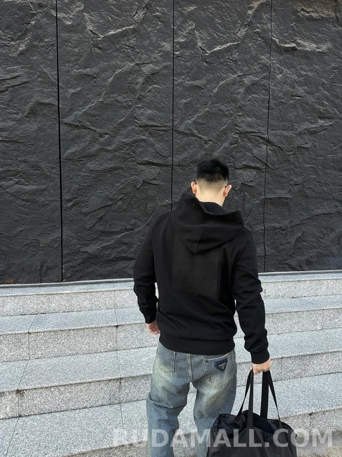몽클레어 몽클레어 동색 백 로고 코튼 후드 맨투맨 상세 이미지