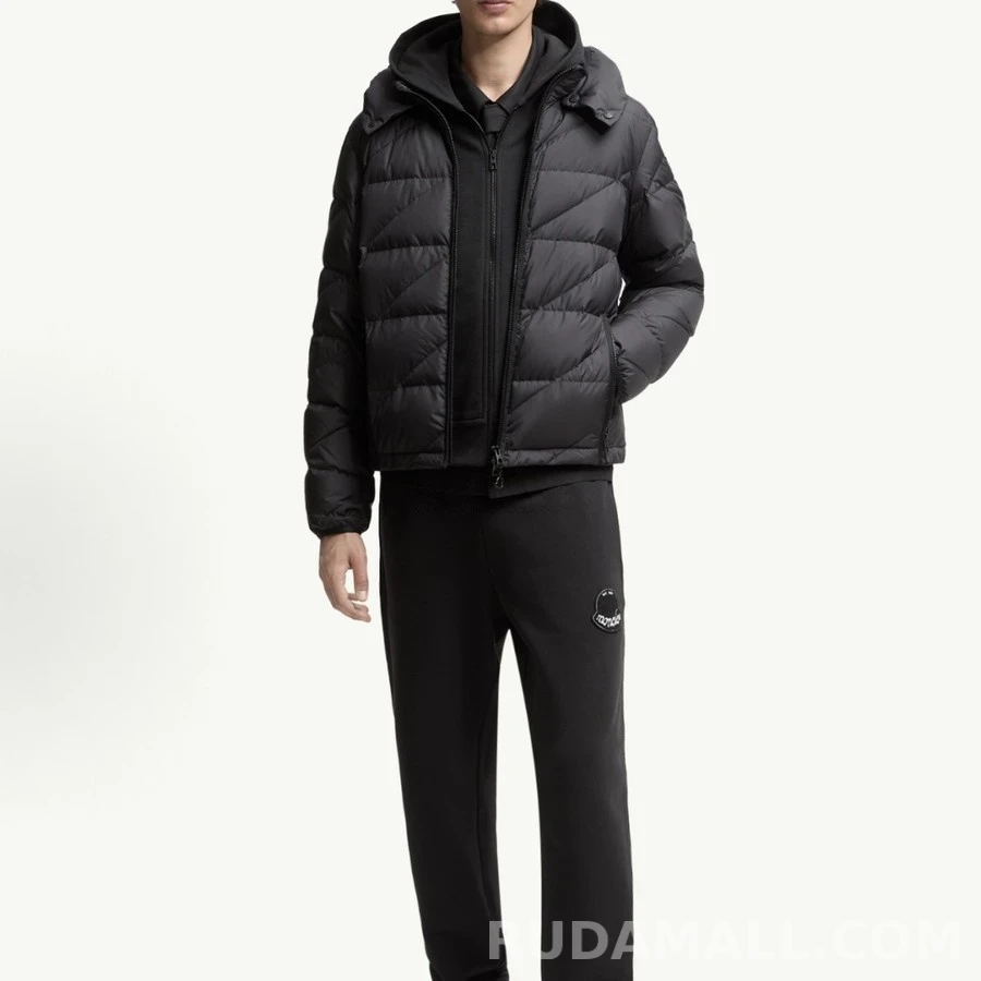 몽클레어 몽클레어 로고 코튼 집업 후드 상세 이미지