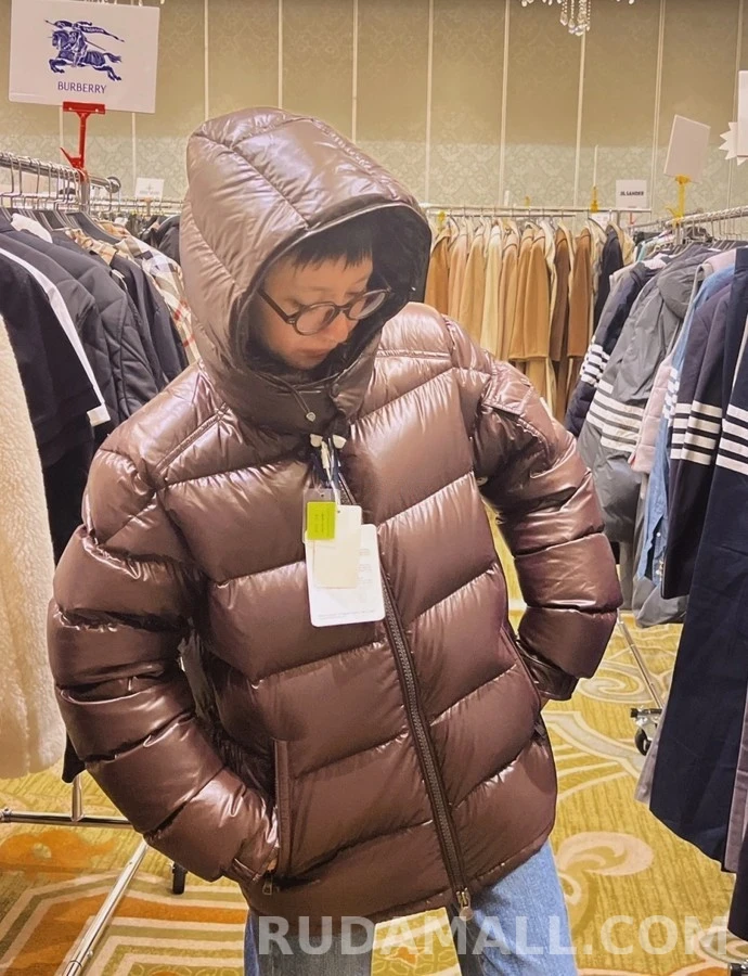 몽클레어 몽클레어 마야 글로시 후드 패딩 상세 이미지