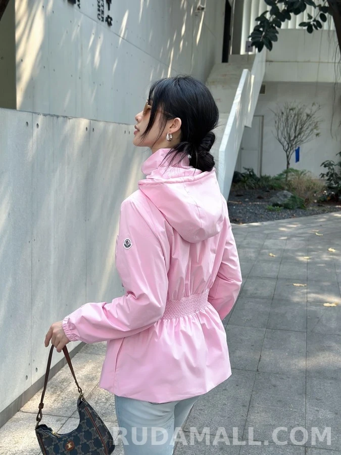 몽클레어 몽클레어 셔링 허리 후드 바람막이 상세 이미지