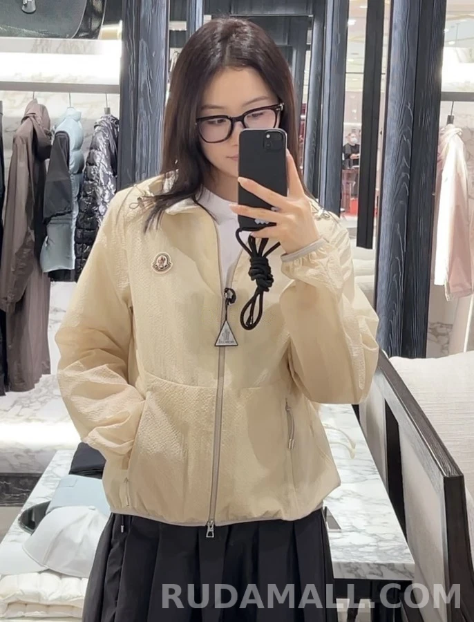 몽클레어 몽클레어 에다식 팝콘 조직 후드 자켓 상세 이미지