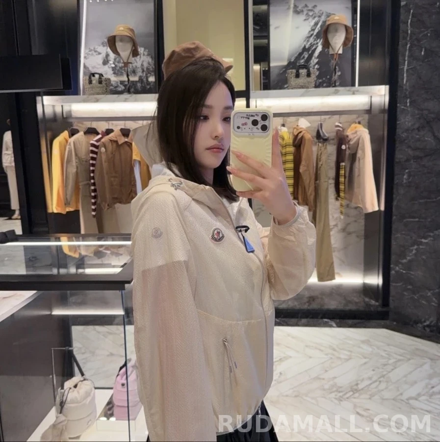 몽클레어 몽클레어 에다식 팝콘 조직 후드 자켓 상세 이미지
