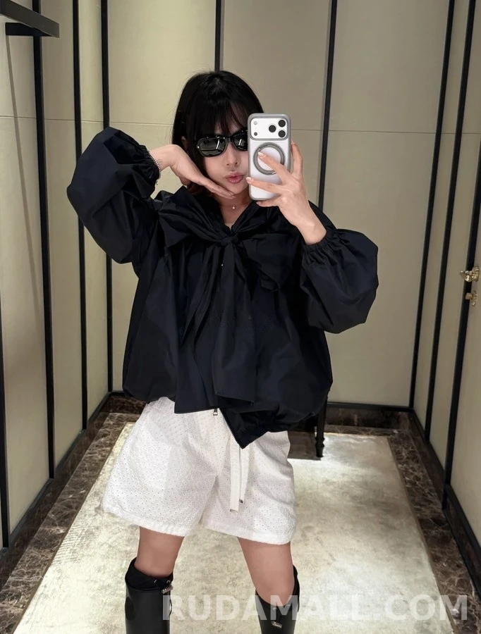몽클레어 몽클레어 입체 리본 후드 자켓 상세 이미지