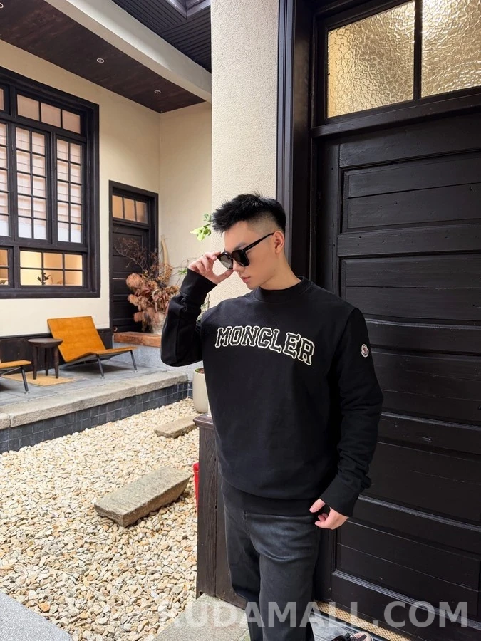 몽클레어 몽클레어 자수 레터링 로고 맨투맨 상세 이미지