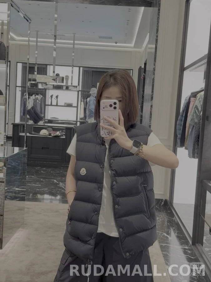 몽클레어 몽클레어 하이넥 패딩 베스트 상세 이미지