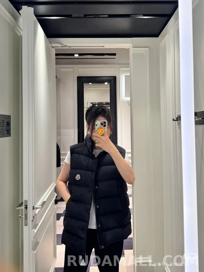 몽클레어 몽클레어 하이넥 패딩 베스트 상세 이미지