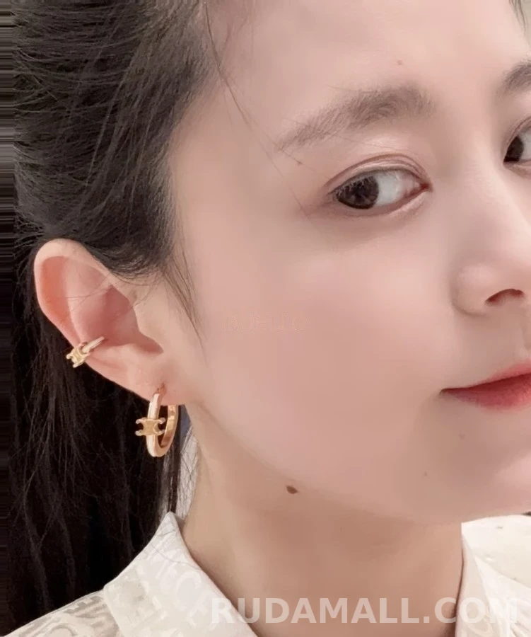 셀린느 셀린느 트리오페 에나멜 귀걸이 상세 이미지