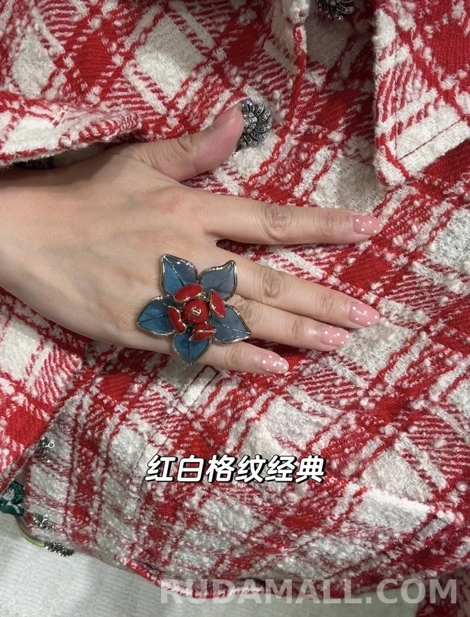 샤넬 샤넬 플라워 로고 링 상세 이미지