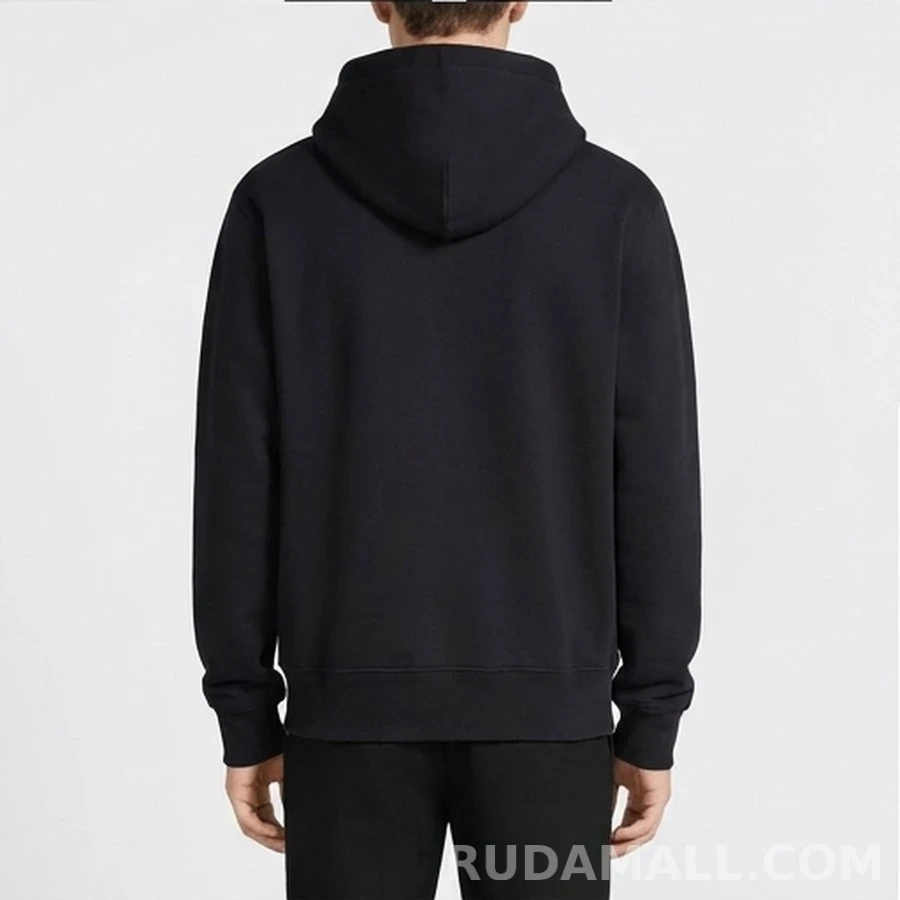 디올 디올 리본 로고 연기 후드 맨투맨 상세 이미지