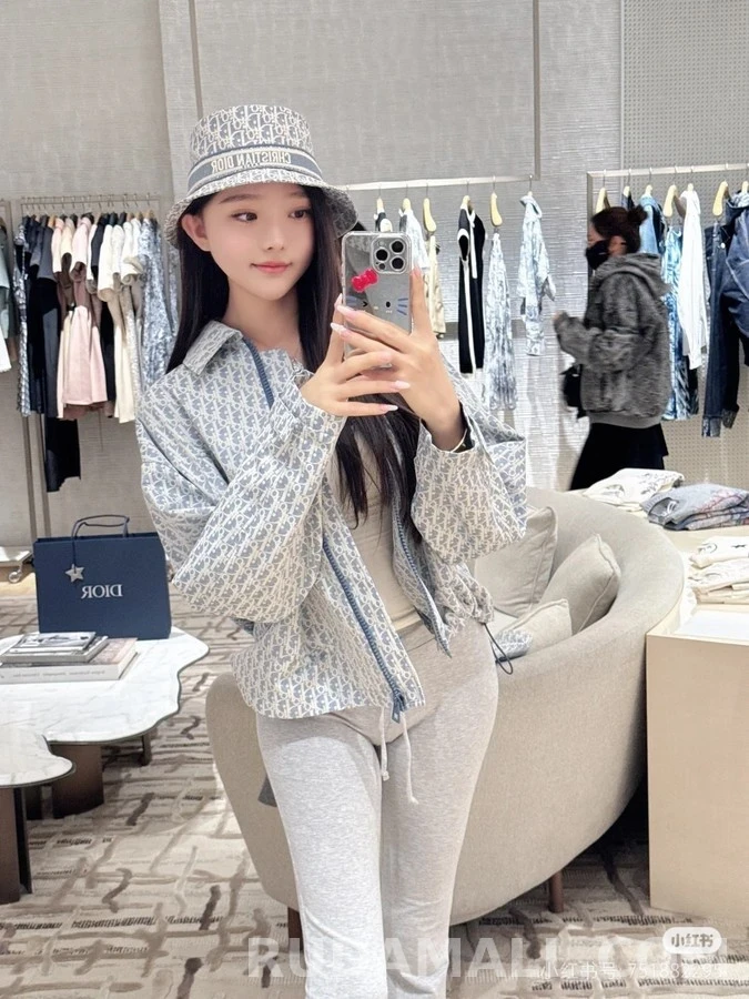 디올 디올 오블리크 패턴 재킷 상세 이미지