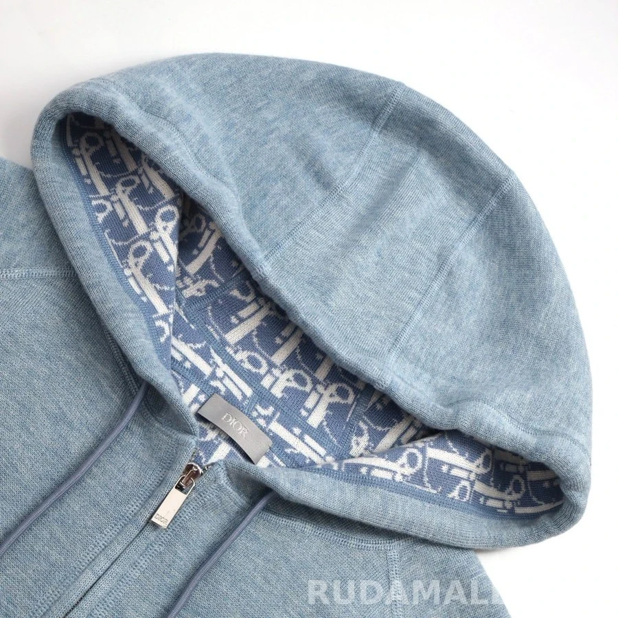 디올 디올 오블리크 패턴 후드 맨투맨 상세 이미지