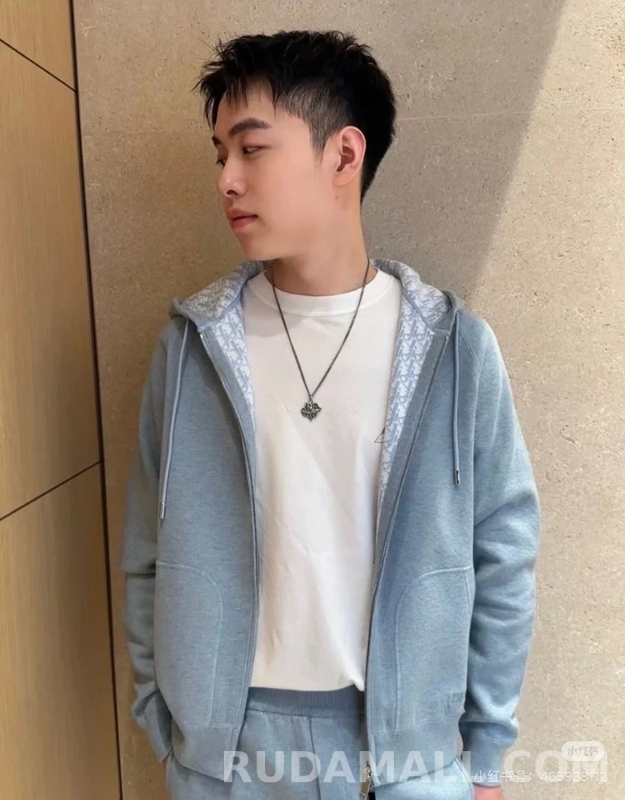 디올 디올 오블리크 패턴 후드 맨투맨 상세 이미지