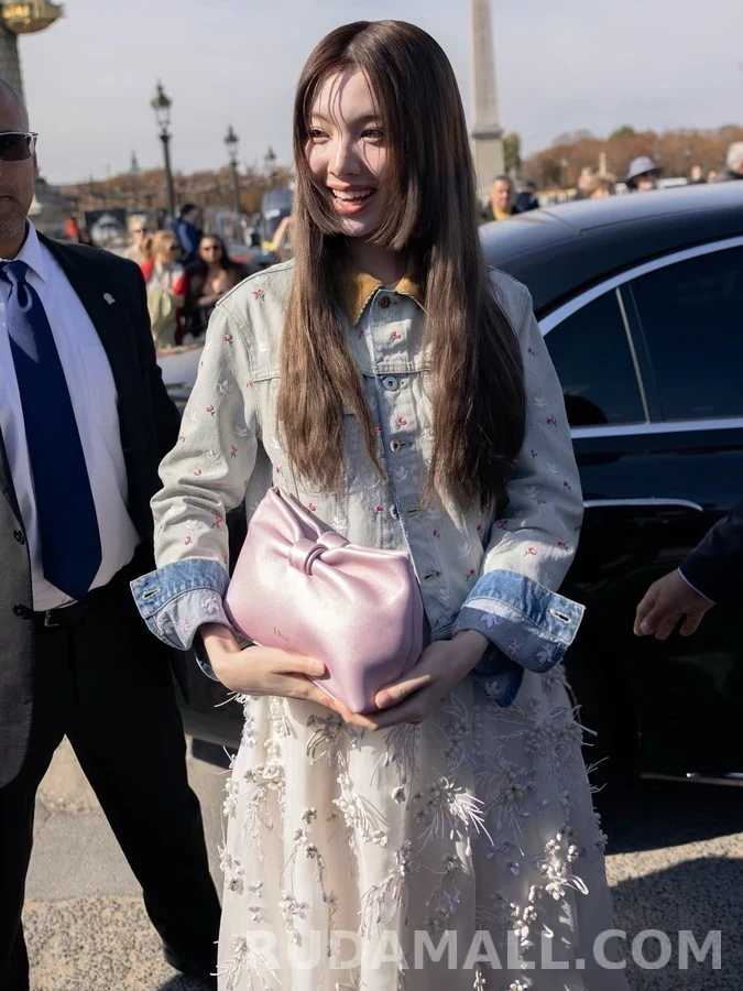 디올 디올 장미 자수 데님 자켓 상세 이미지
