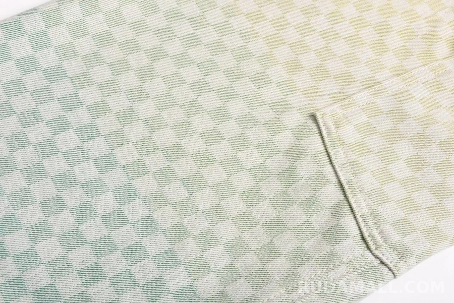 루이비통 루이비통 그라데이션 깅엄 데님 팬츠 상세 이미지