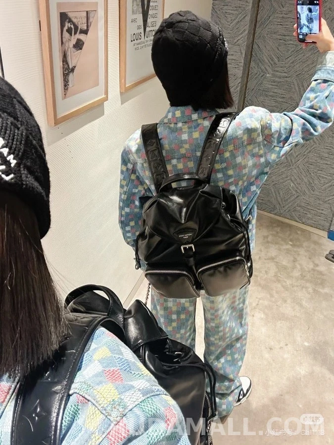 루이비통 루이비통 다미에 체크 데님 팬츠 상세 이미지