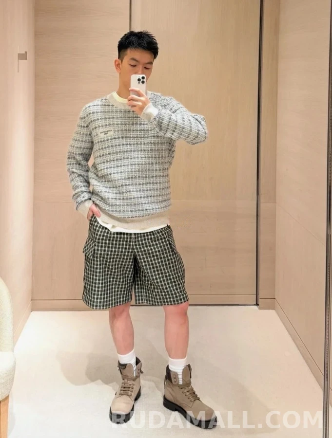 루이비통 루이비통 로고 와플 니트 상세 이미지