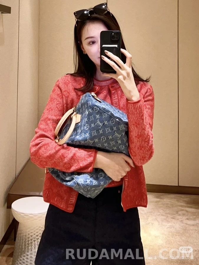 루이비통 루이비통 모노그램 라운드넥 가디건 상세 이미지