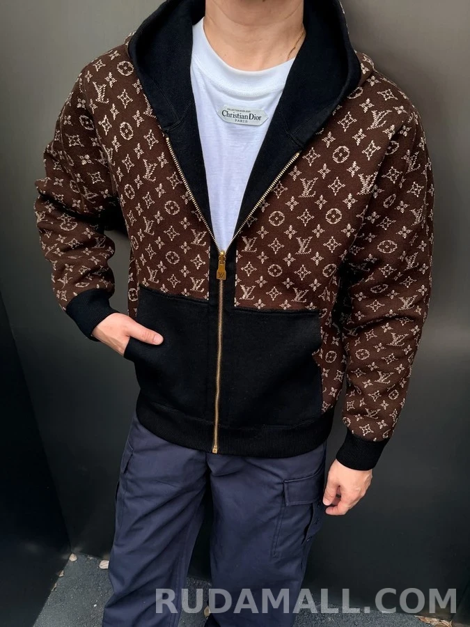 루이비통 루이비통 모노그램 연결 후드 집업 상세 이미지